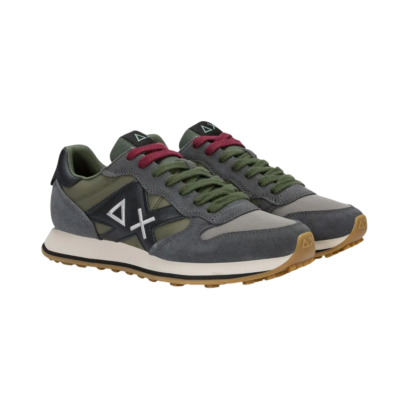 Sun68 sneakers uomo Jaki 2.0 Bicolor grigio verde Z46122 GRIGIO SCURO SUN68 