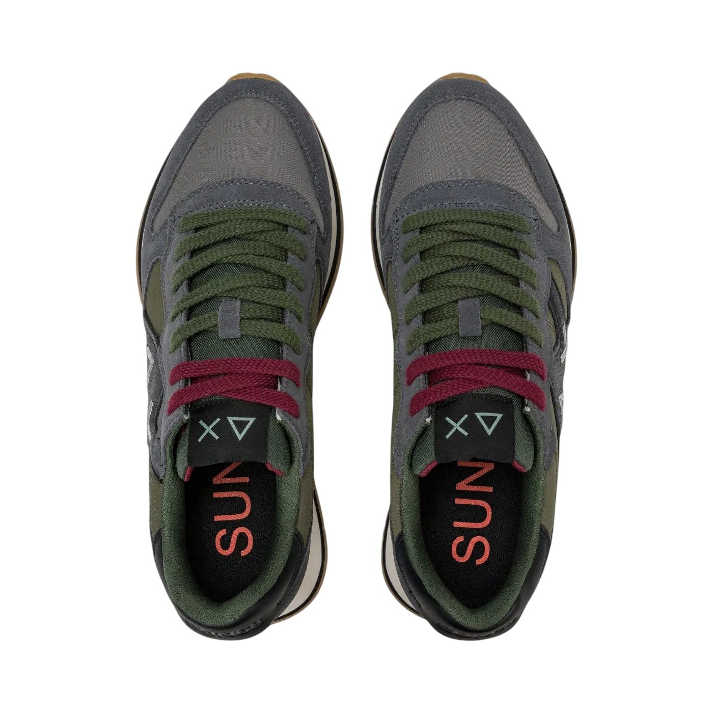 Sun68 sneakers uomo Jaki 2.0 Bicolor grigio verde Z46122 GRIGIO SCURO SUN68 