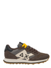 Sun68 sneakers Jaki 2.0 Bicolor in suede e tessuto marrone