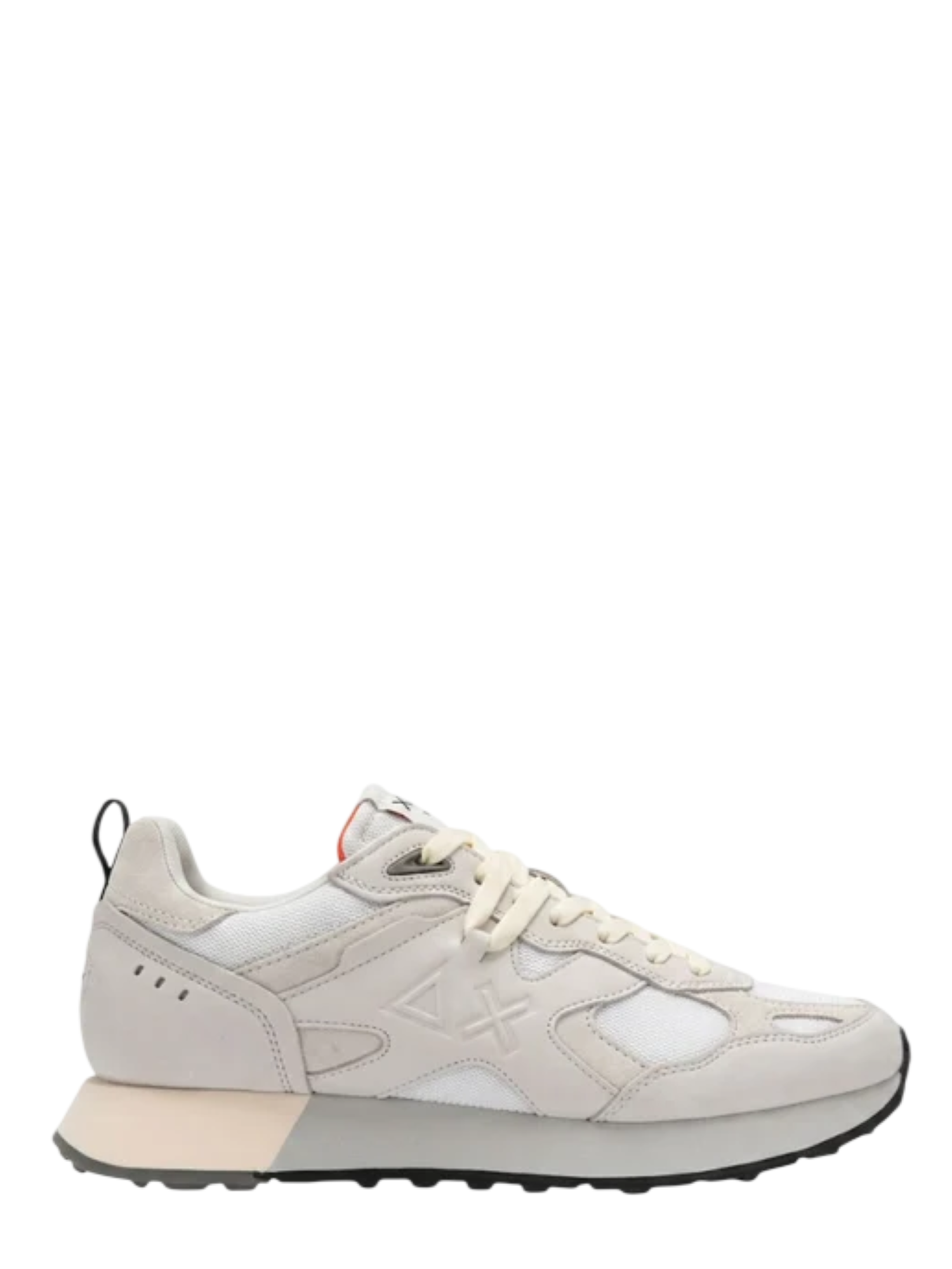 Sun68 sneakers uomo Jaki in pelle e mesh bianco Z46127 BIANCO SUN68 