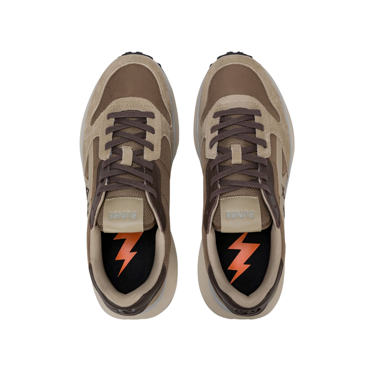 Sun68 sneakers uomo Niki 4.0 Winter beige marrone Z46134 BEIGE SCURO SUN68 