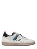 Sun68 sneakers uomo in pelle Urban Basket panna nero