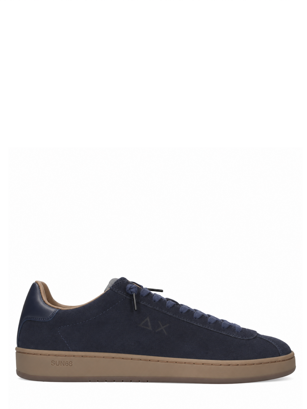 Sun68 sneakers uomo in suede Urban Peak blu Z46149 NAVY BLUE SUN68 
