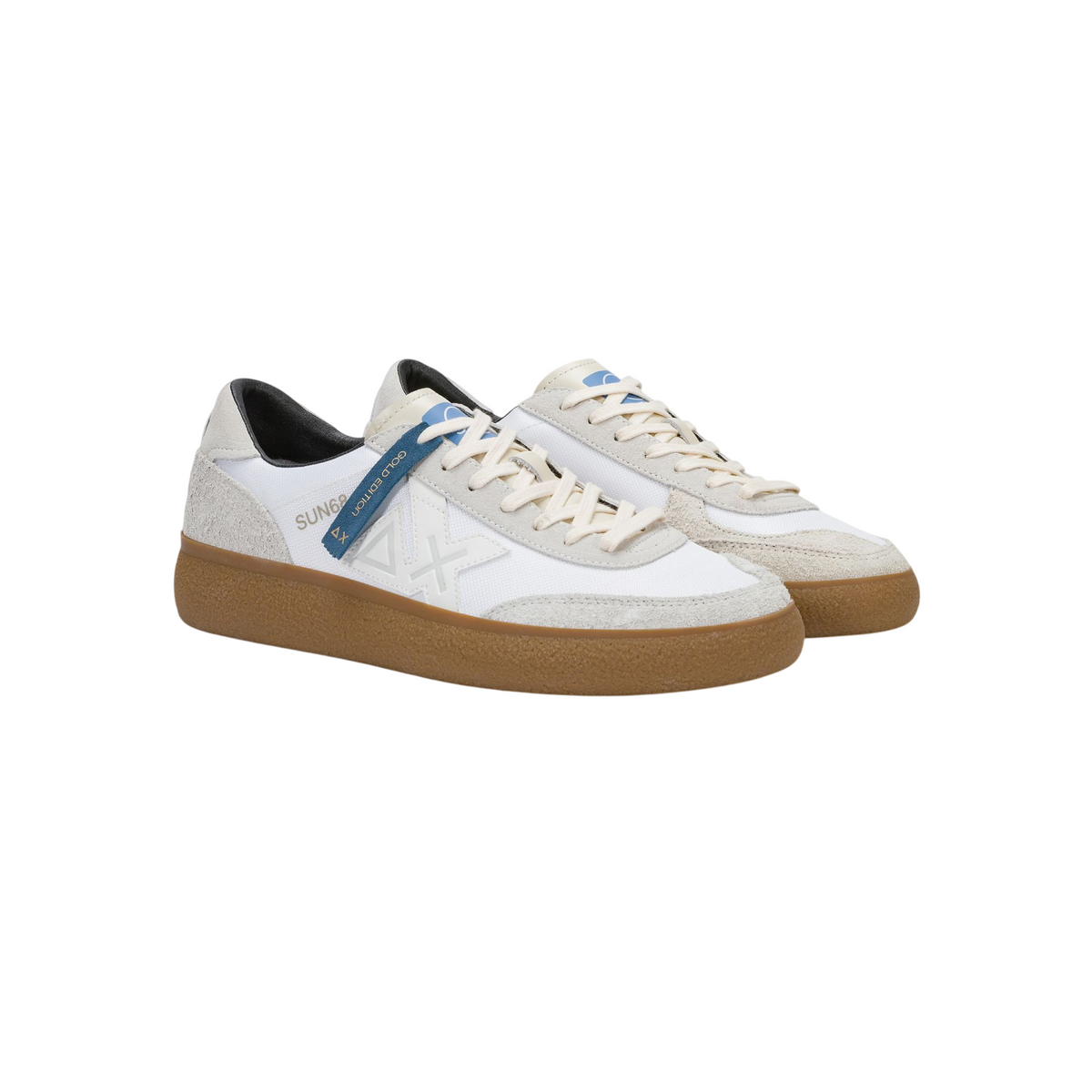 Sun68 sneakers uomo Luis Nylon colorblock bianco Z46157 BIANCO SUN68 