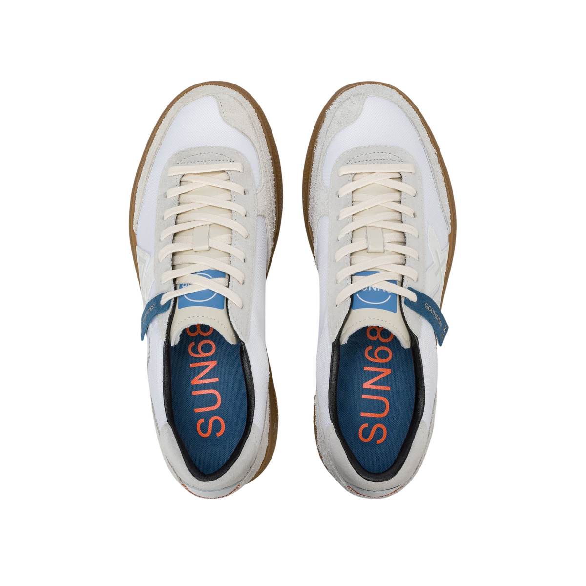 Sun68 sneakers uomo Luis Nylon colorblock bianco Z46157 BIANCO SUN68 