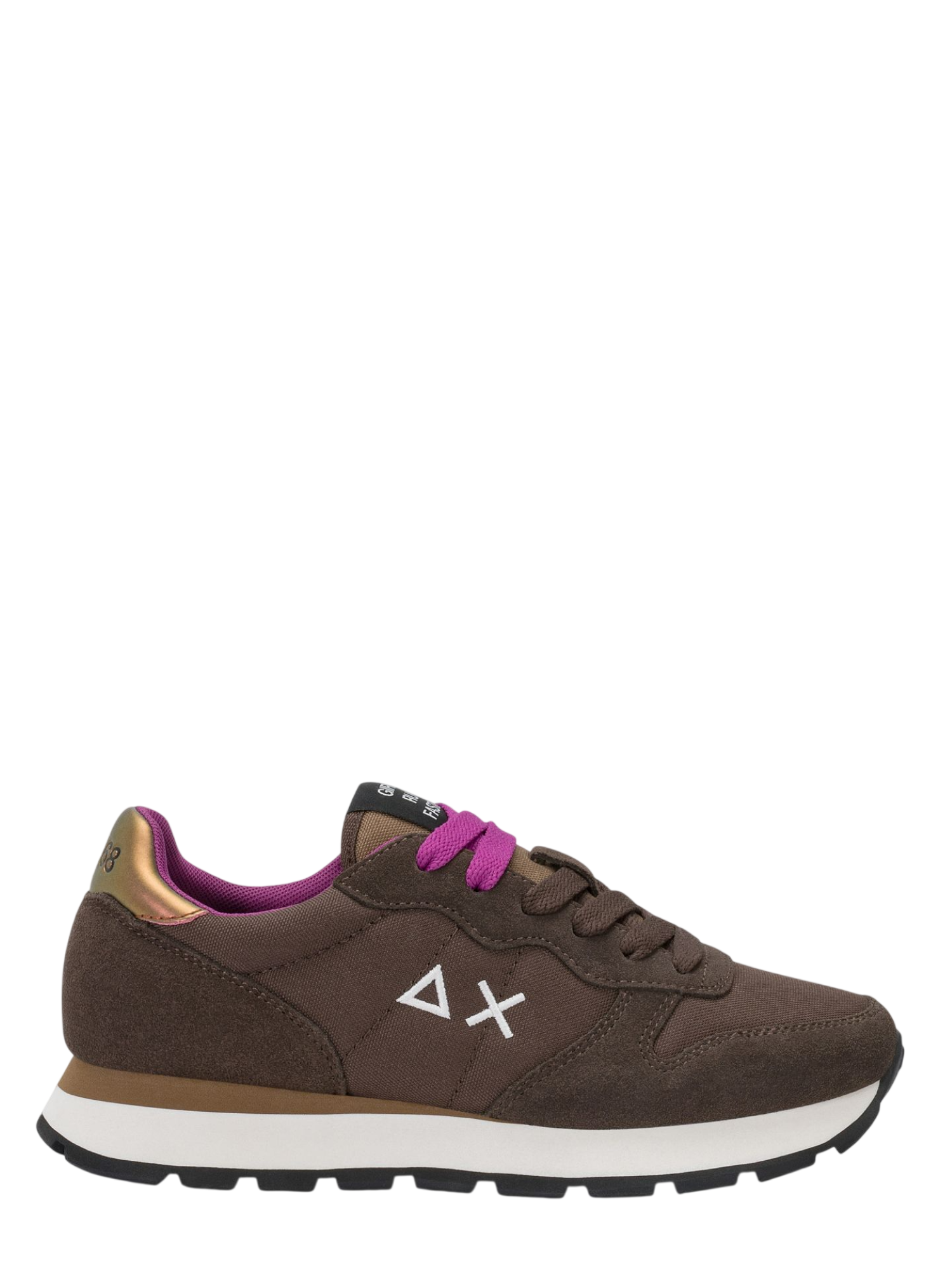 Sun68 sneakers donna Ally Solid in tessuto e suede marrone Z46201 MARRONE SUN68 
