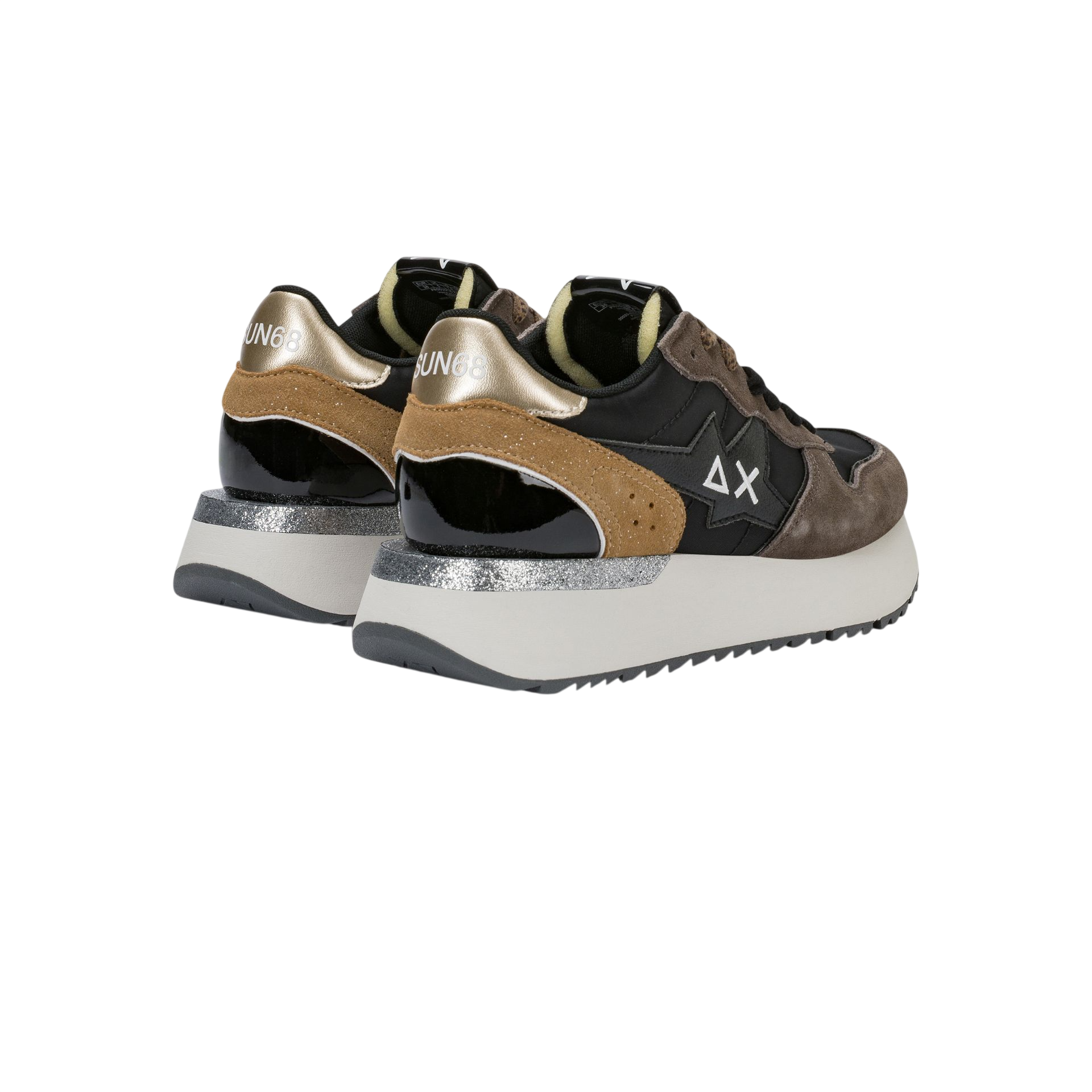 Sun68 sneakers donna Big Stargirl colorblock nero Z46229 NERO SUN68 