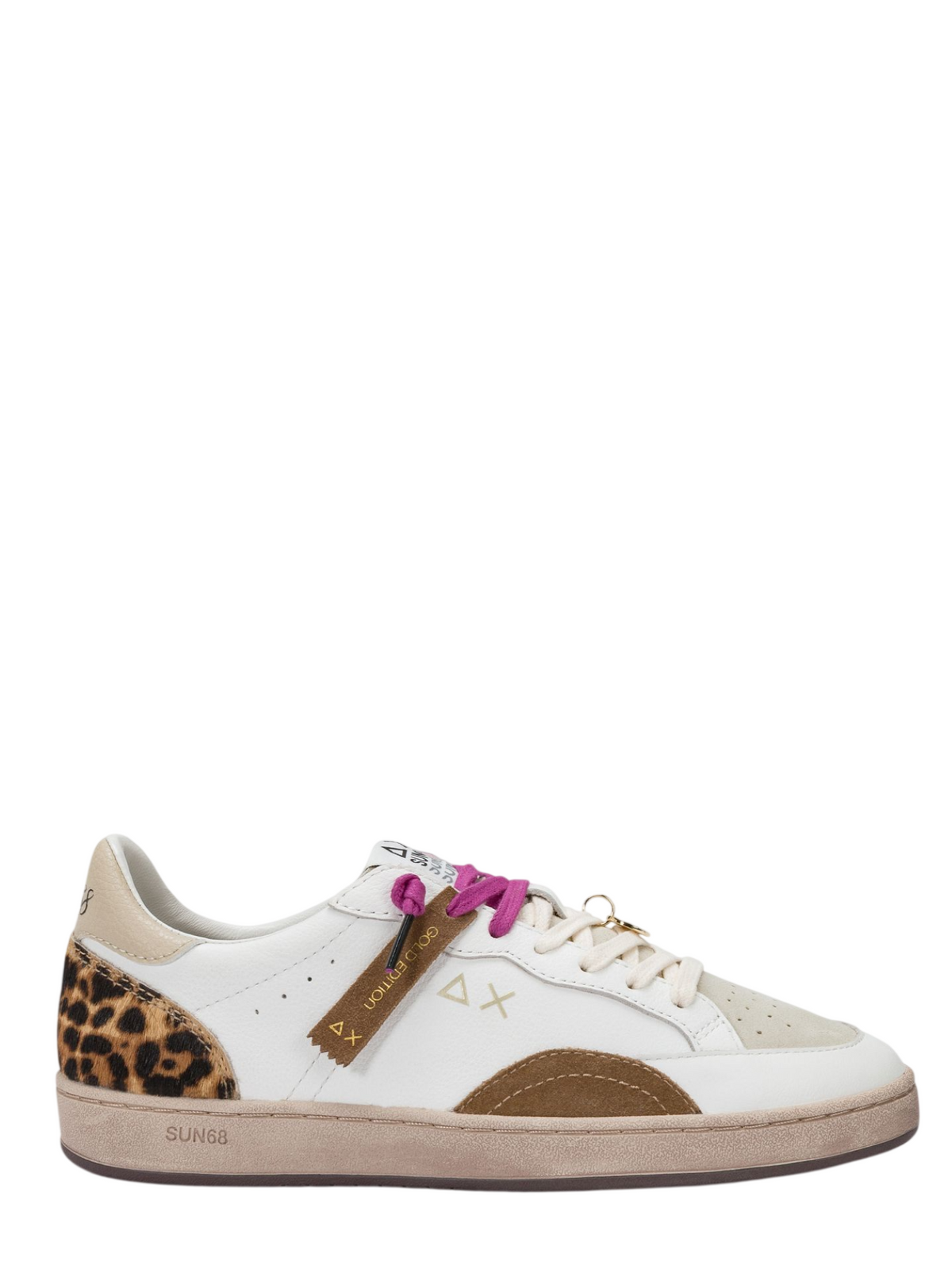 Sun68 sneakers donna Urban Street colorblock bianco marrone Z46249 BIANCO-VOLPE SUN68 