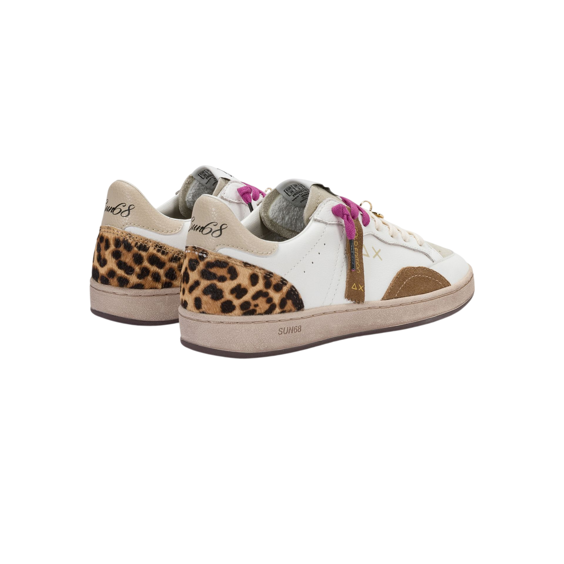 Sun68 sneakers donna Urban Street colorblock bianco marrone Z46249 BIANCO-VOLPE SUN68 
