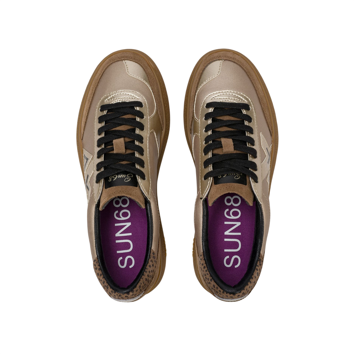 Sun68 sneakers donna Sally colorblock marrone Z46258 MARRONE SUN68 