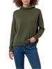 Surkana maglia lupetto donna misto alpaca verde