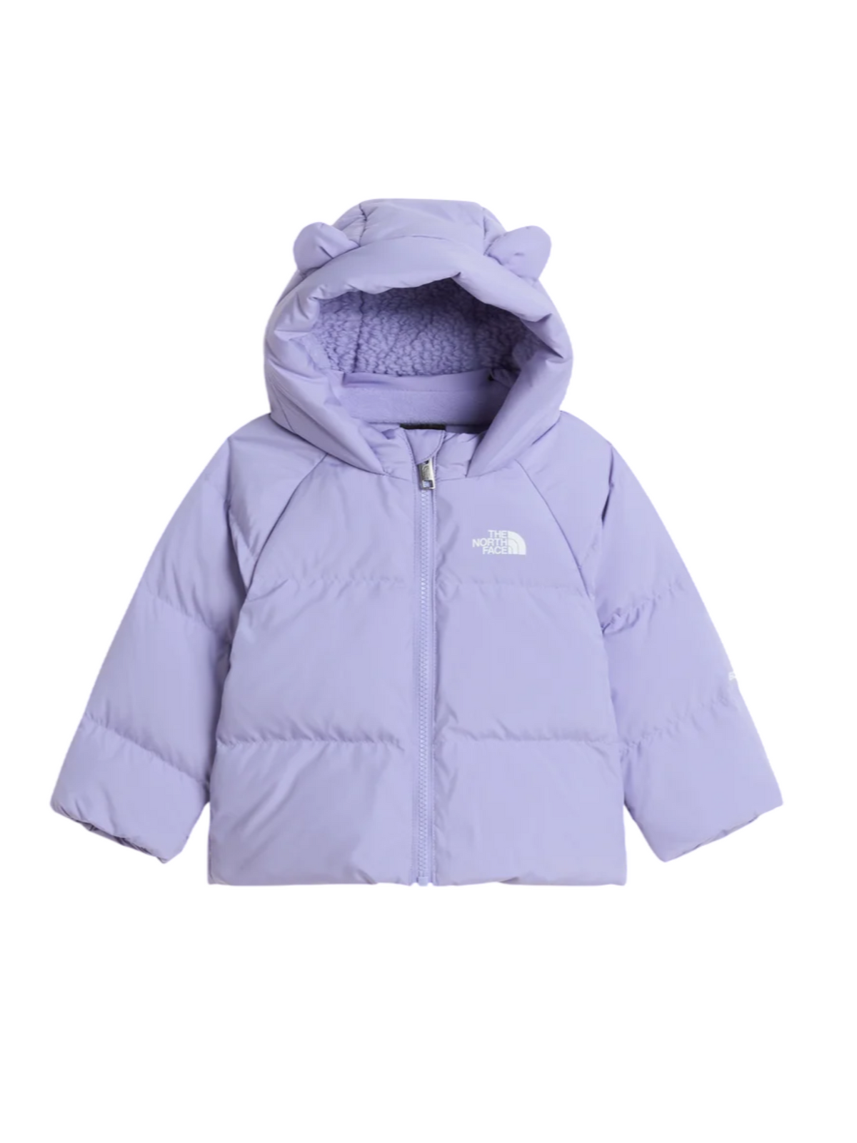 The North Face piumino neonata trapuntato con cappuccio lilla NF0A88W2 NO51 THE NORTH FACE 