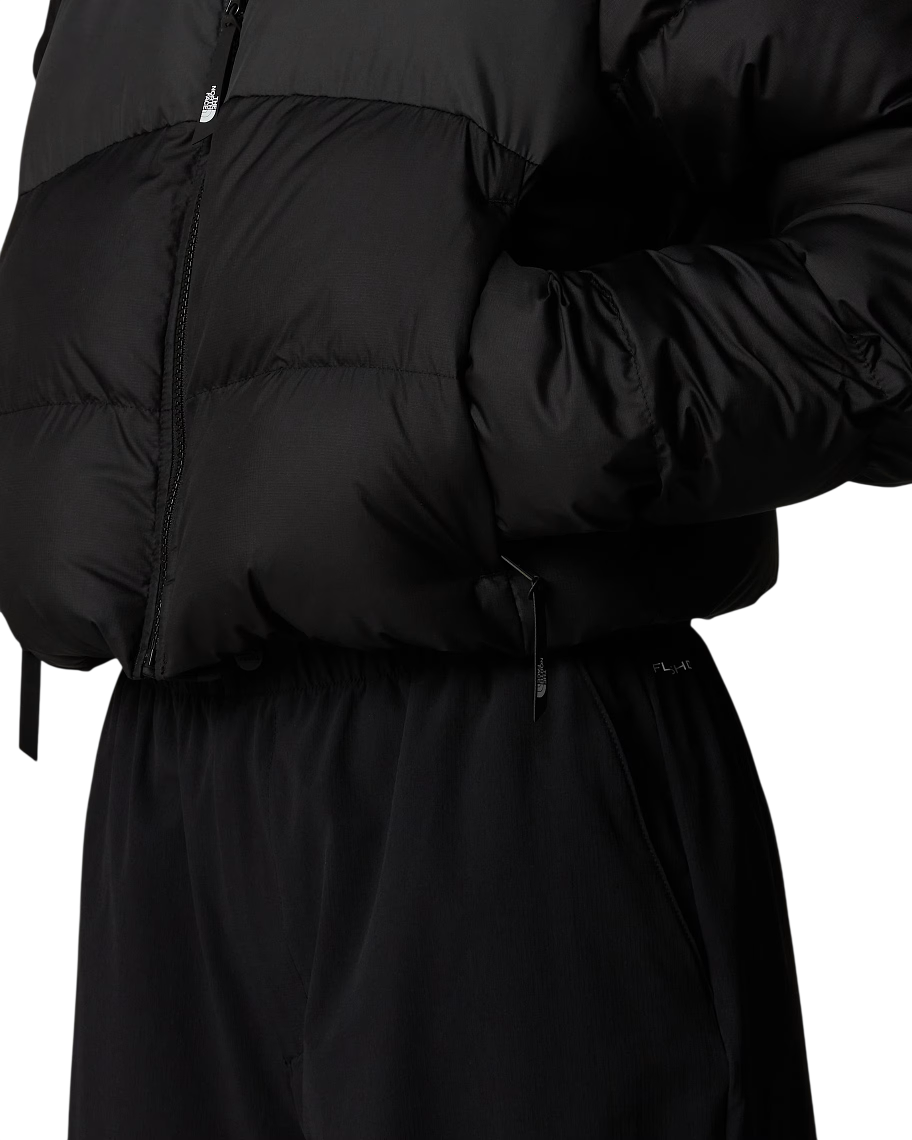 The North Face piumino crop donna Saikuru nero NF0A89JC KT01 THE NORTH FACE 