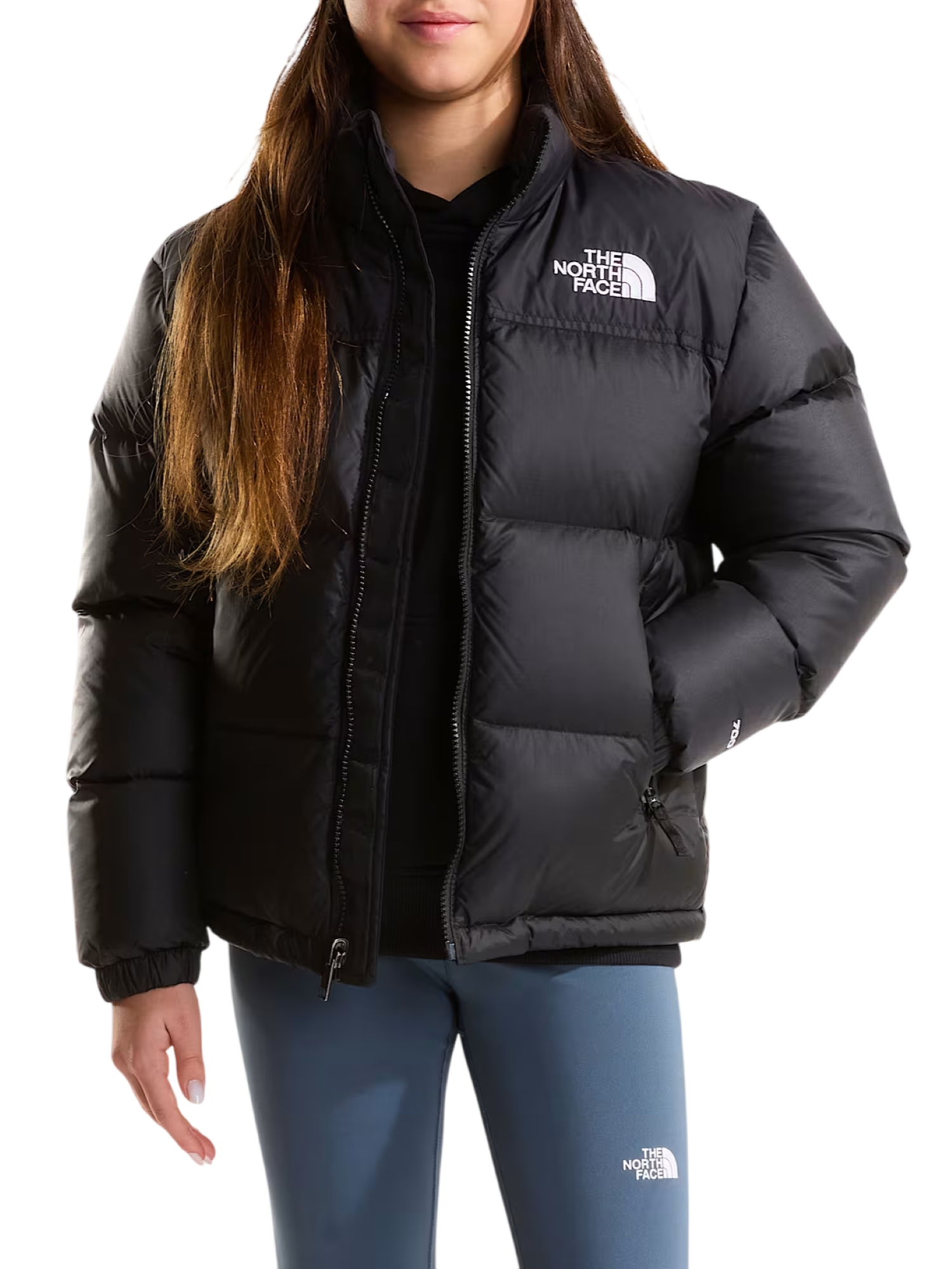 The North Face piumino unisex bambino 1996 Retro Nuptse nero NF0A8A4C GOG1 THE NORTH FACE 