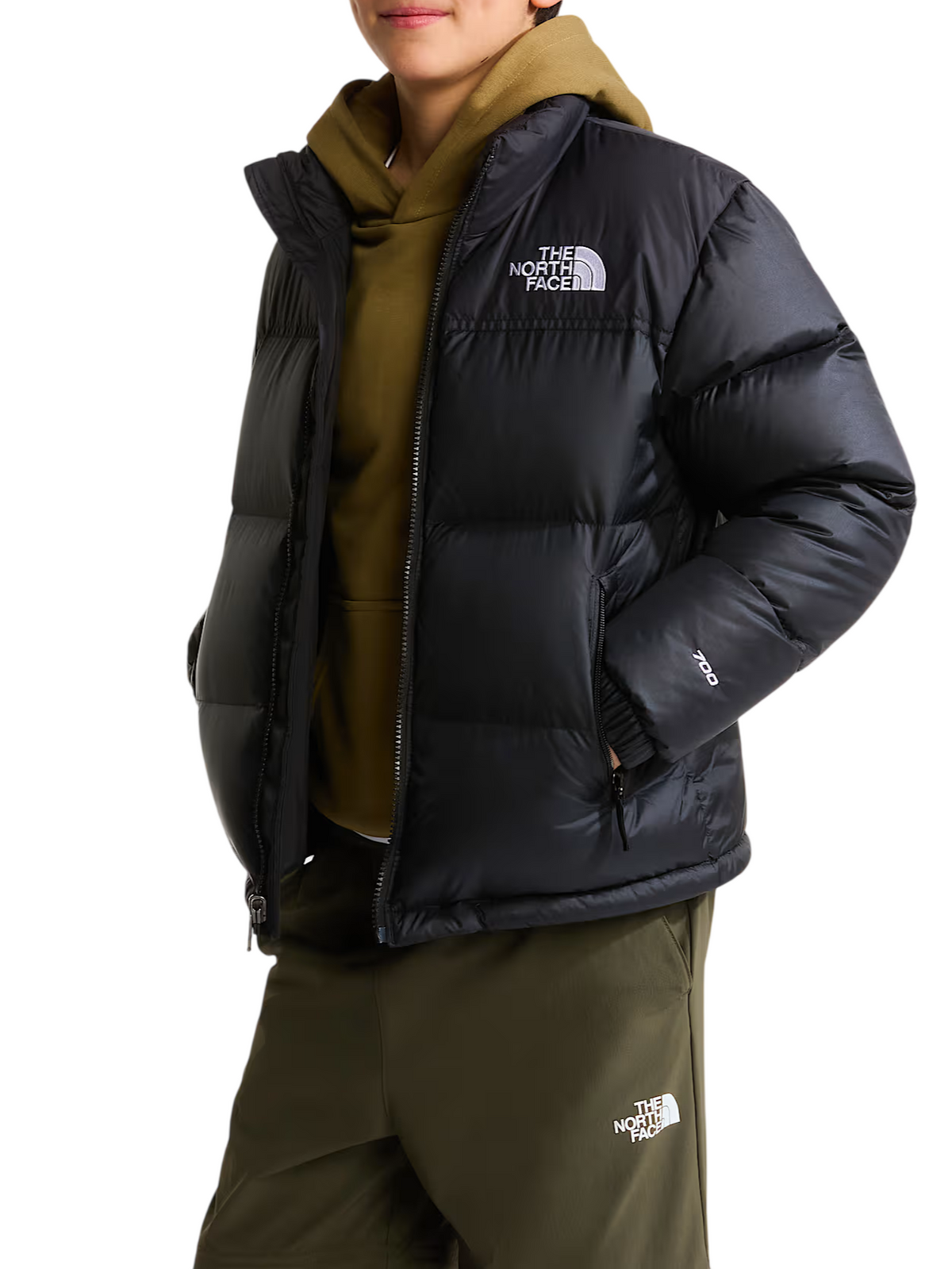 The North Face piumino unisex bambino 1996 Retro Nuptse nero NF0A8A4C GOG1 THE NORTH FACE 