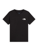 The North Face T-shirt unisex bambino manica corta nero