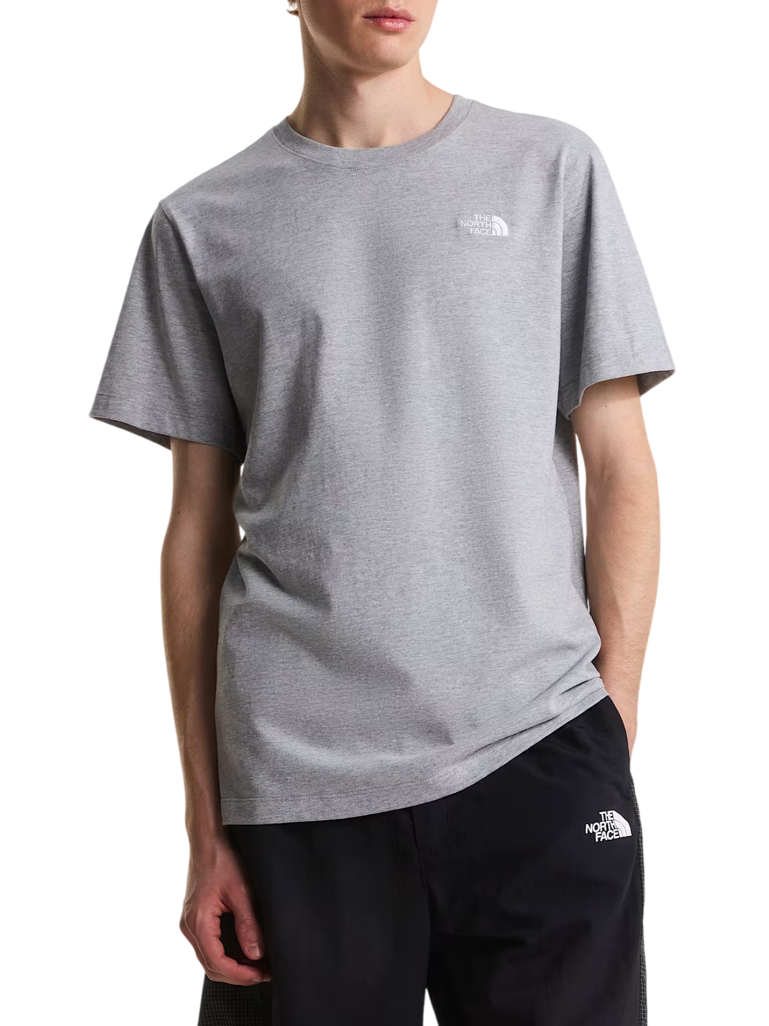 The North Face T-shirt uomo manica corta Simple Dome grigio NF0A8CZ2 CQO1 THE NORTH FACE 