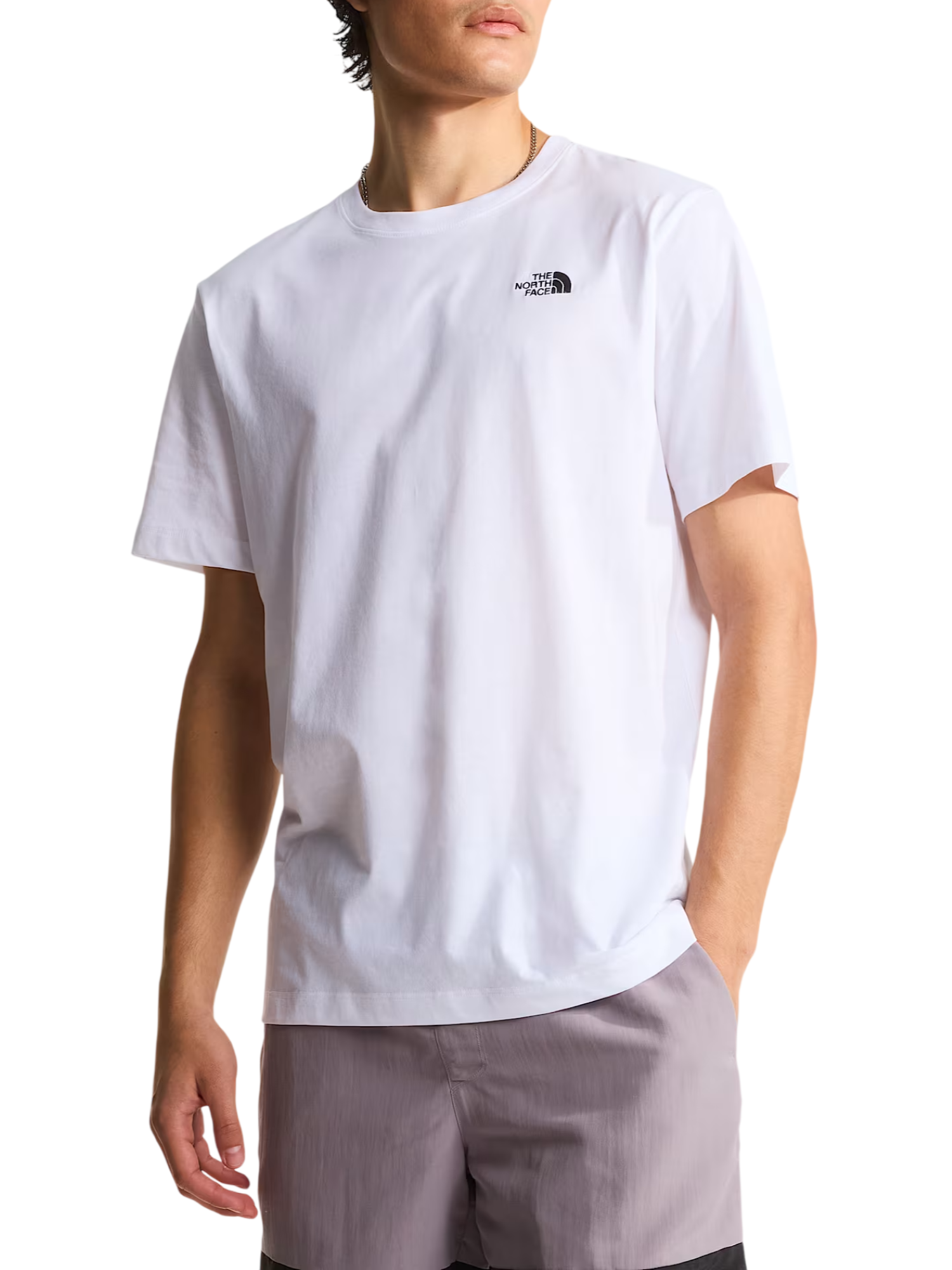 The North Face T-shirt uomo manica corta Simple Dome bianco NF0A8CZ2 FN41 THE NORTH FACE 