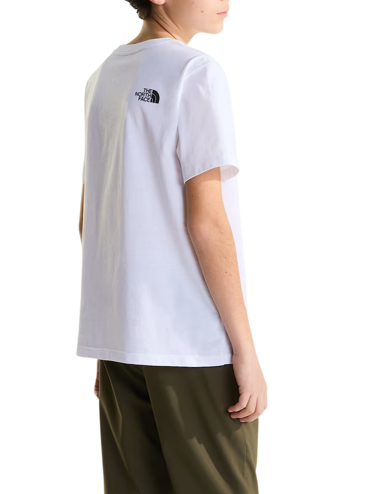 The North Face T-shirt unisex bambino manica corta bianco NF0A8CZ8 FN41 THE NORTH FACE 