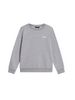 The North Face felpa unisex bambino in cotone felpato grigio
