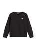 The North Face felpa unisex bambino in cotone felpato nero