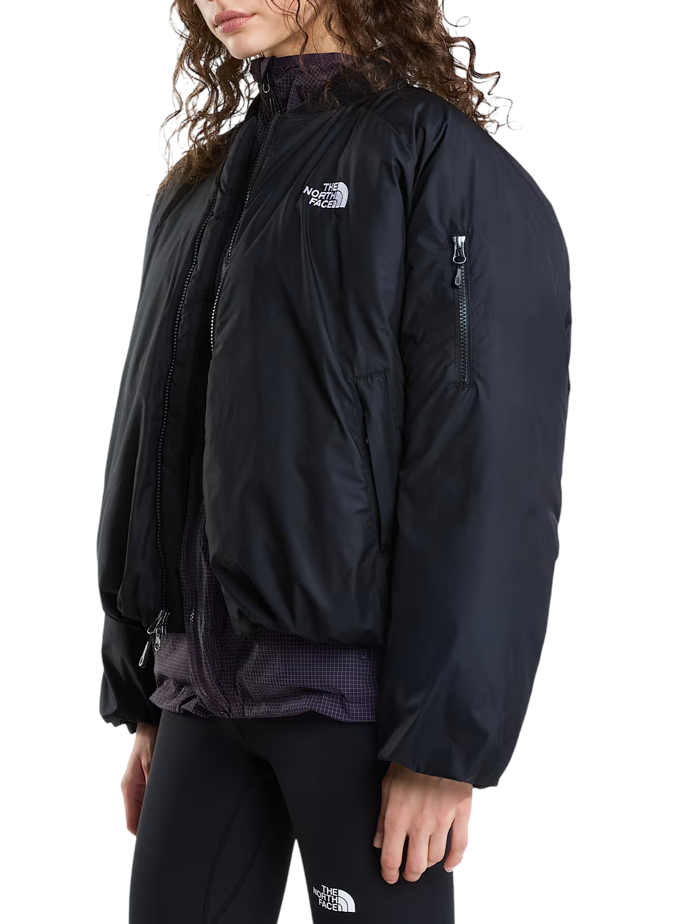 The North Face giubbino imbottito bomber donna Choqa nero NF0A8F1W JK31 THE NORTH FACE 