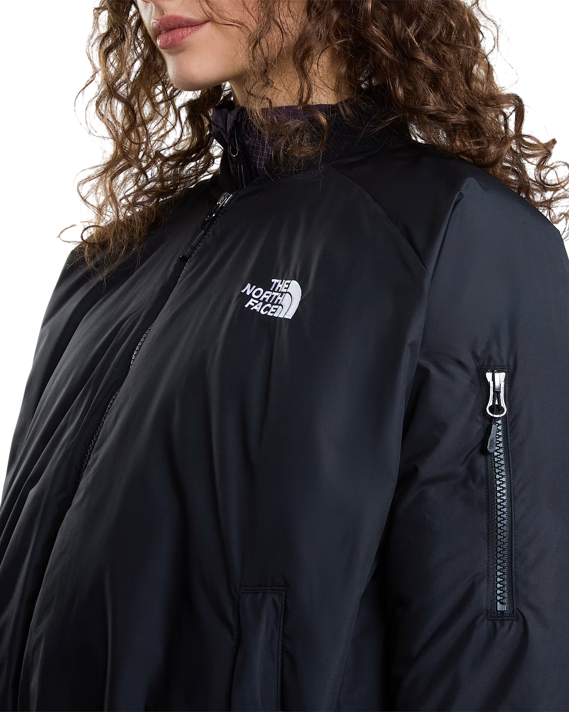 The North Face giubbino imbottito bomber donna Choqa nero NF0A8F1W JK31 THE NORTH FACE 