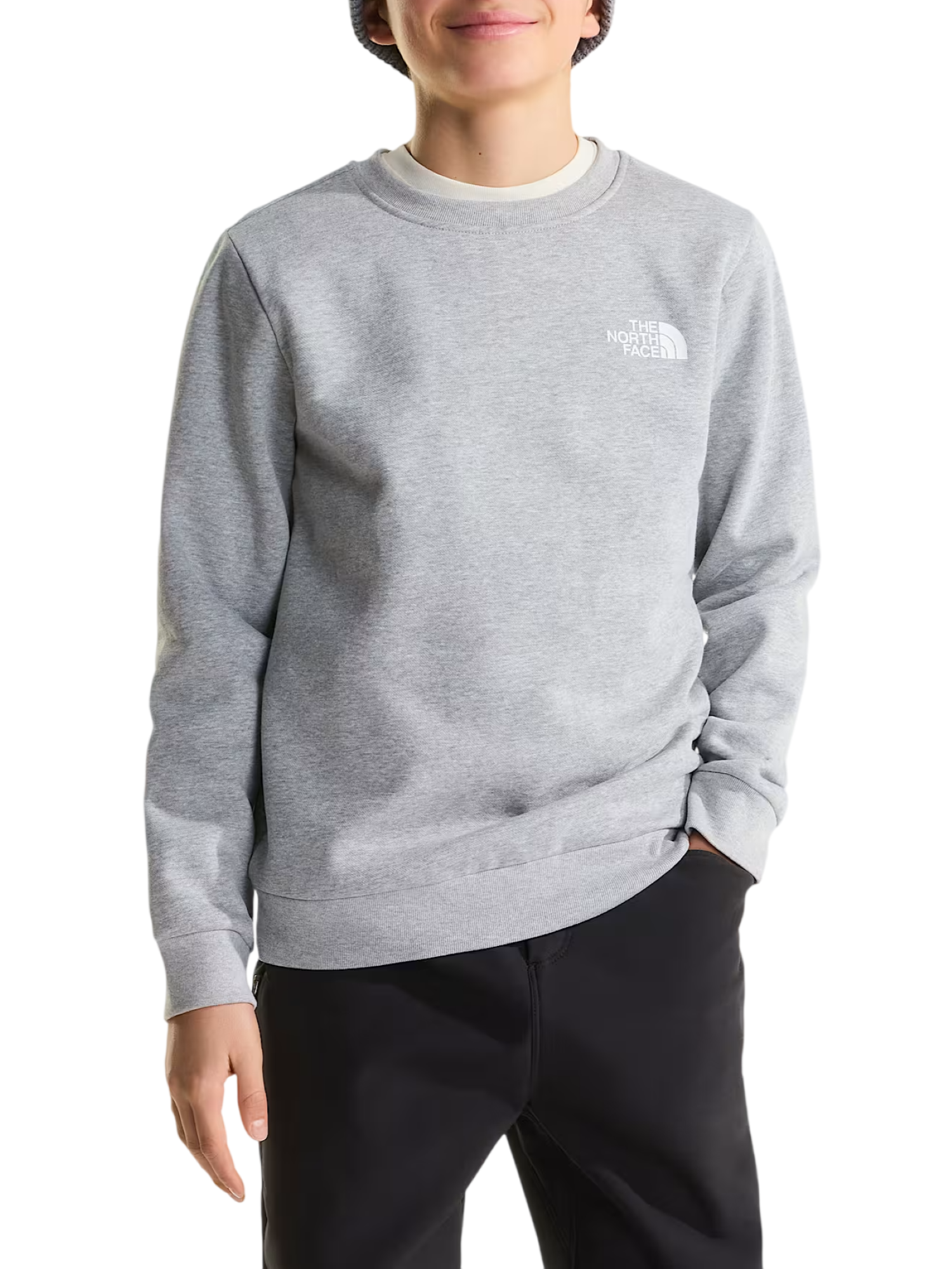 girocollo teen evolution box crew NF0A8F9W CQO1 THE NORTH FACE 