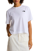 The North Face T-shirt crop donna manica corta Evolution bianco