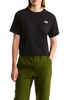 The North Face T-shirt crop donna manica corta Evolution nero