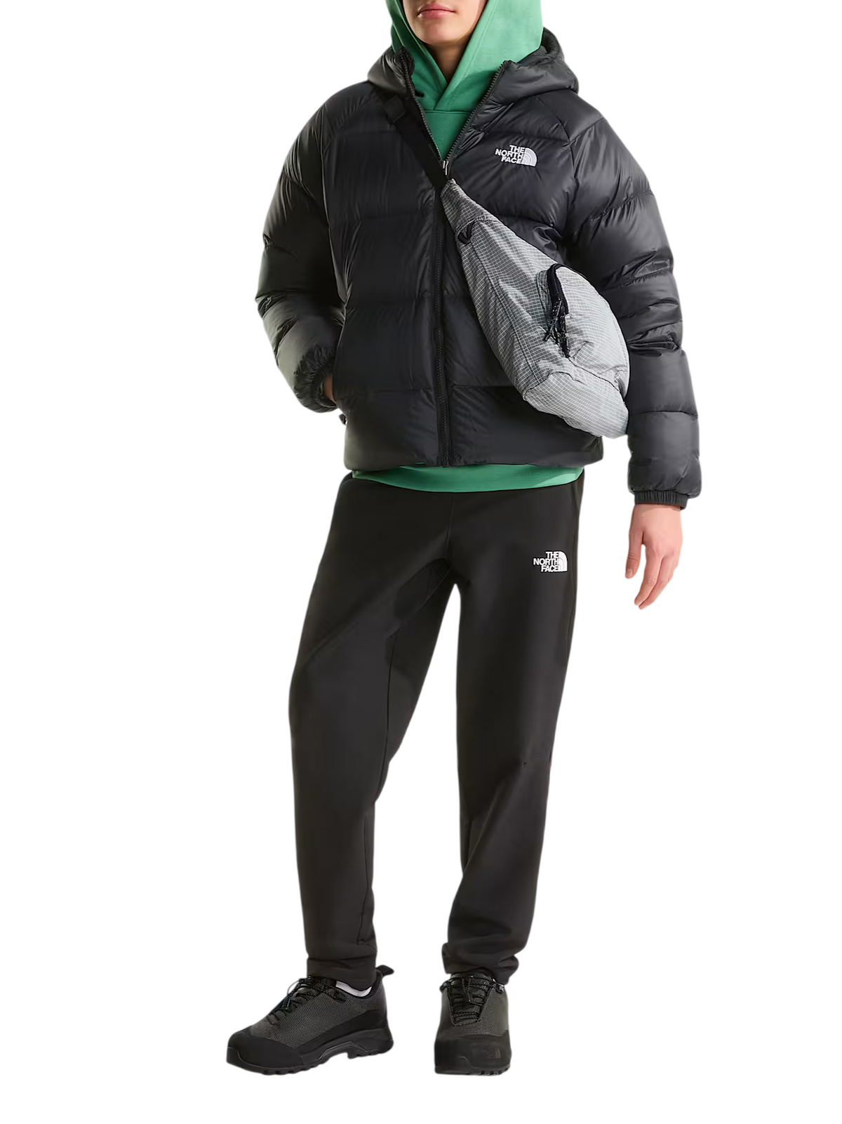 The North Face piumino unisex bambino Hydrenalite con cappuccio nero NF0A8H3R JK31 THE NORTH FACE 