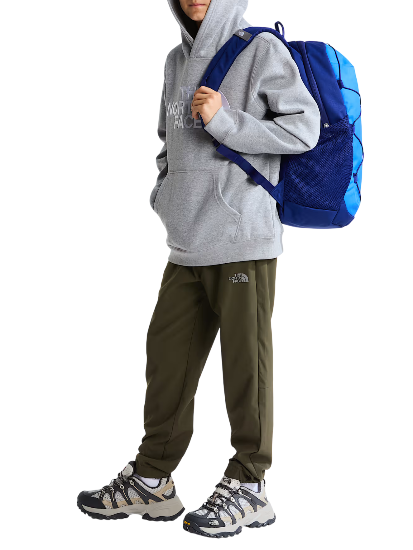 cappuccio teen essential drew peak hoodie NF0A8H3Y CQO1 THE NORTH FACE 