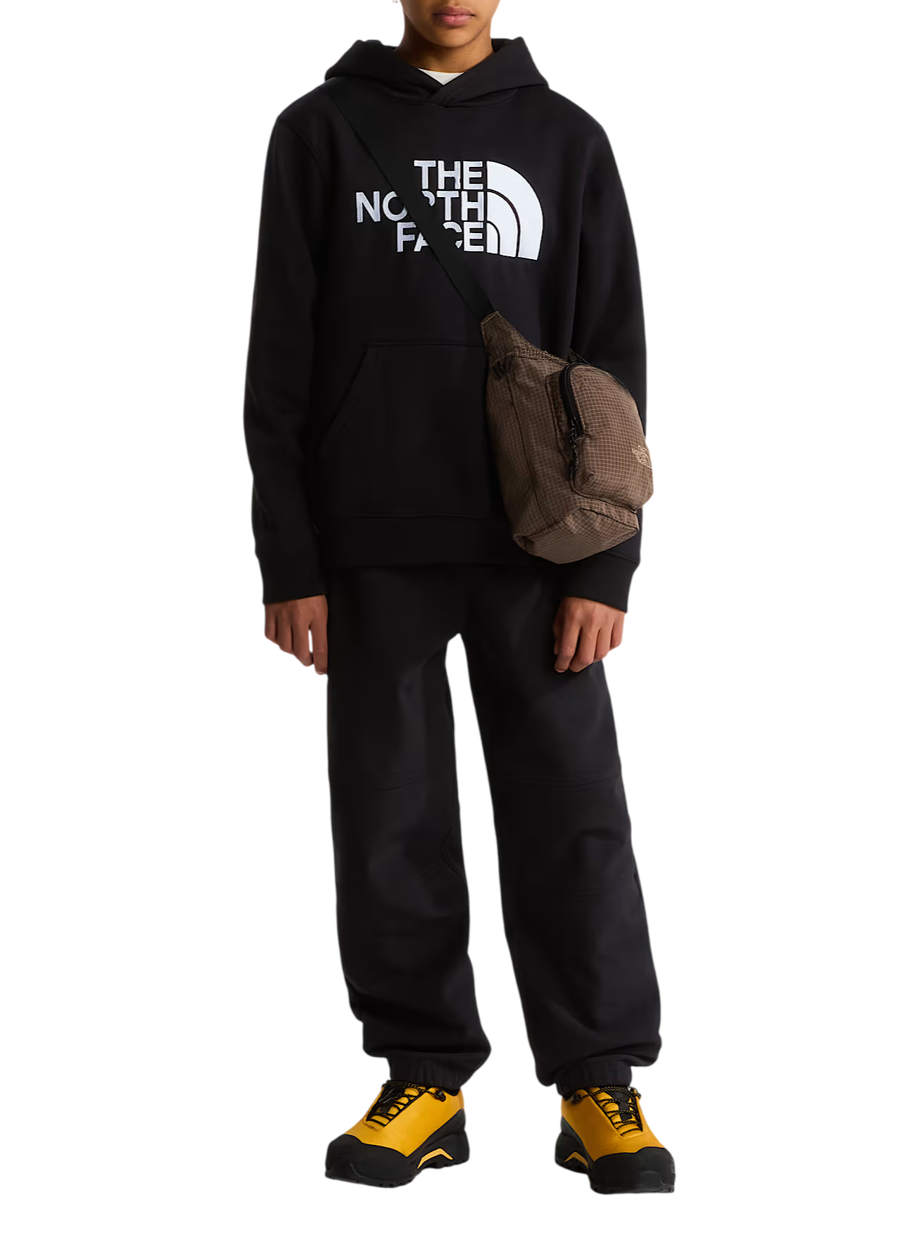 cappuccio teen essential drew peak hoodie NF0A8H3Y JK31 THE NORTH FACE 