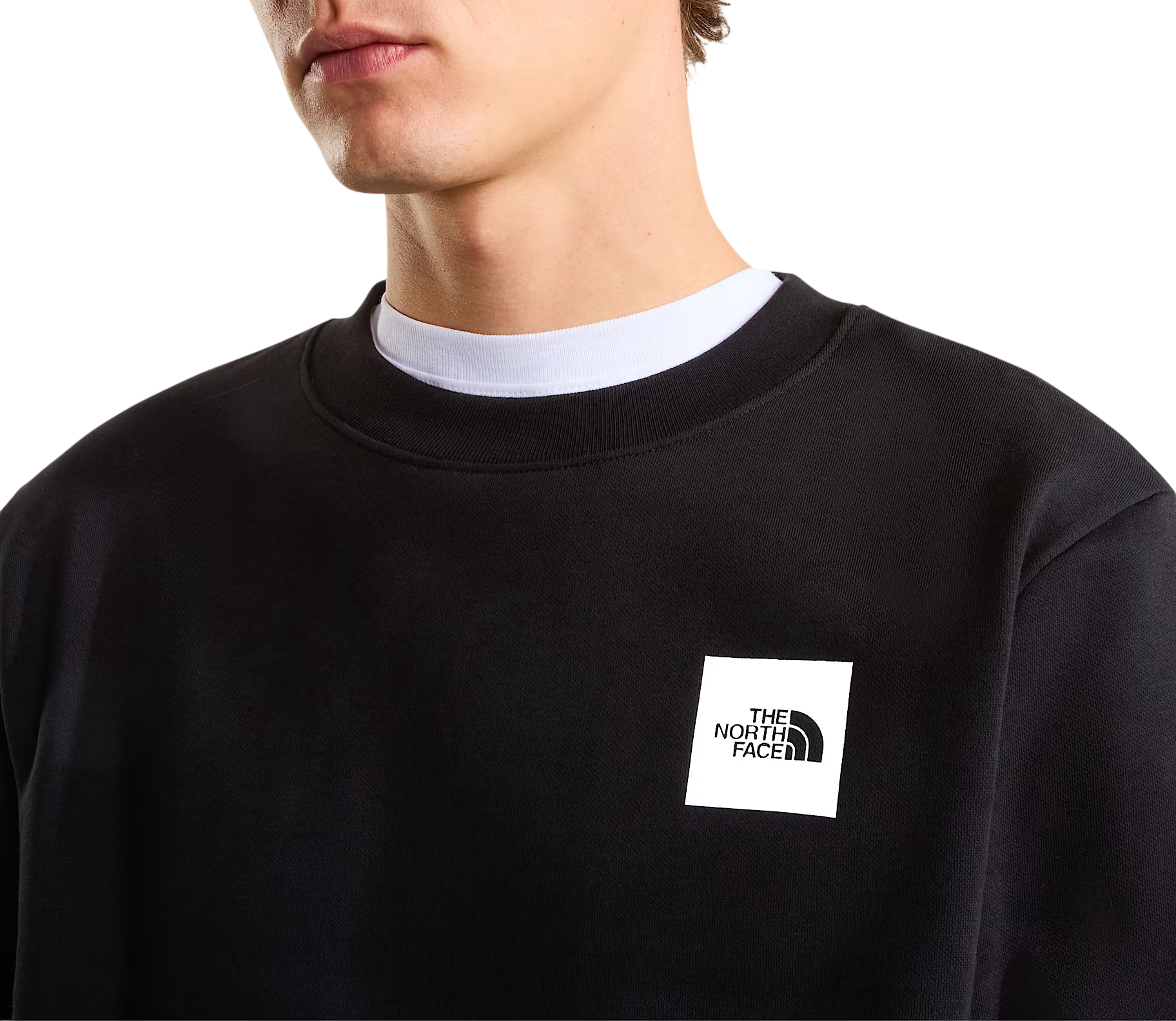 The North Face felpa uomo Box Half Dome nero NF0A8JAY JK31 THE NORTH FACE 