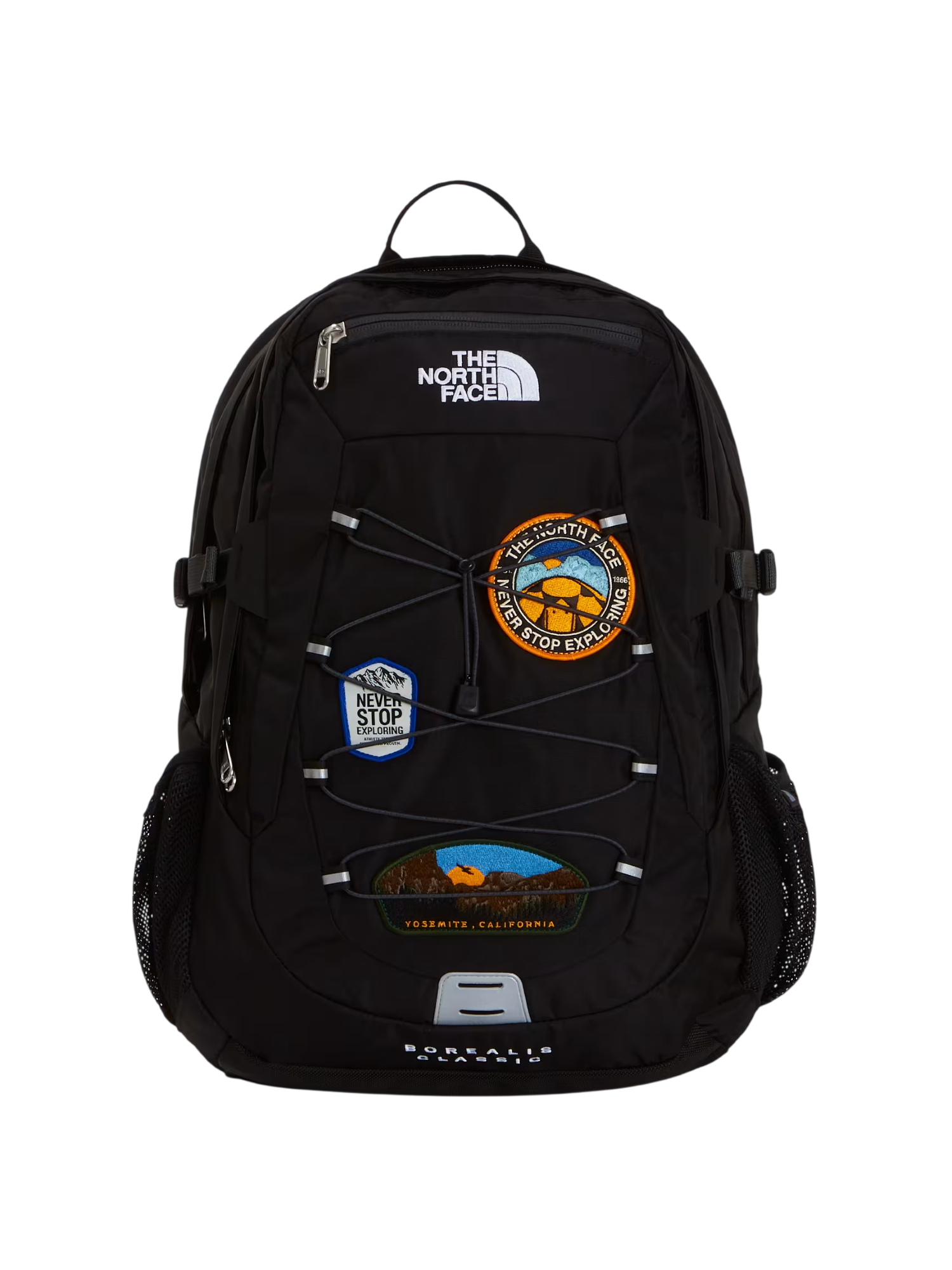 The North Face zaino uomo Borealis Classic con patch nero NF0A8KE8 0E61 THE NORTH FACE 