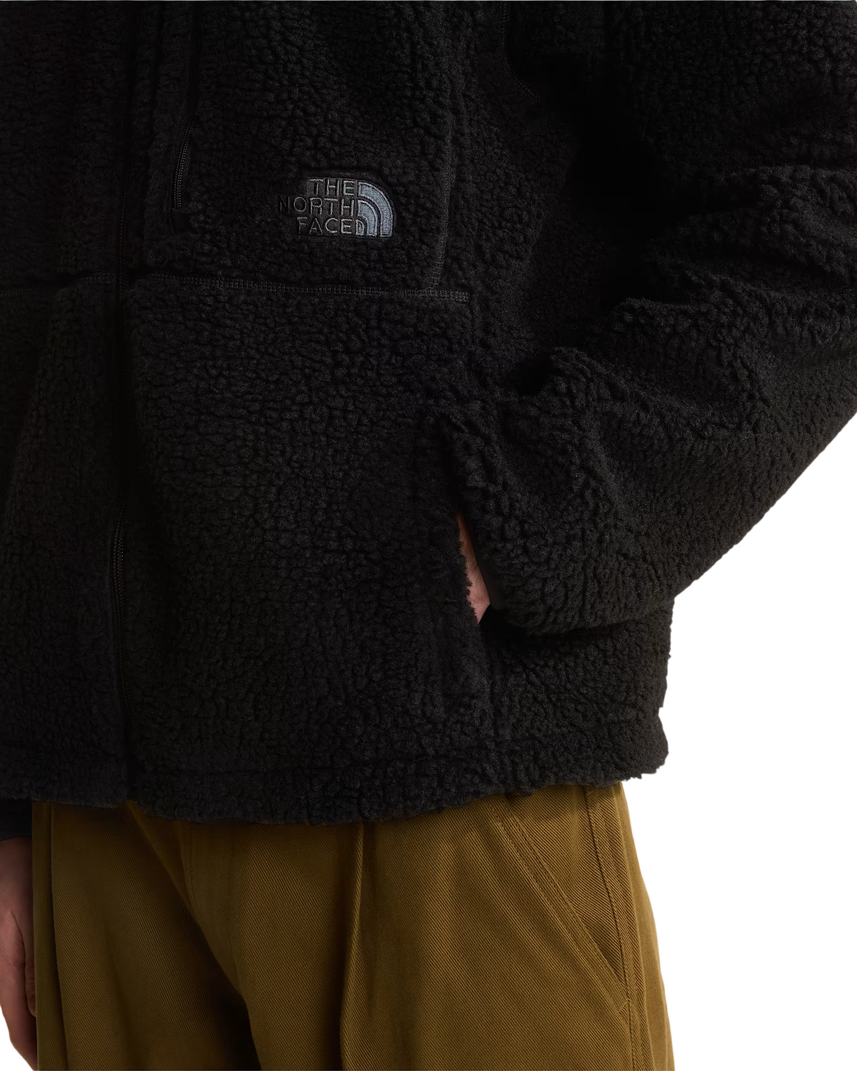 The North Face giacca uomo Extreme Pile sherpa con zip nero NF0A8KQX JK31 THE NORTH FACE 