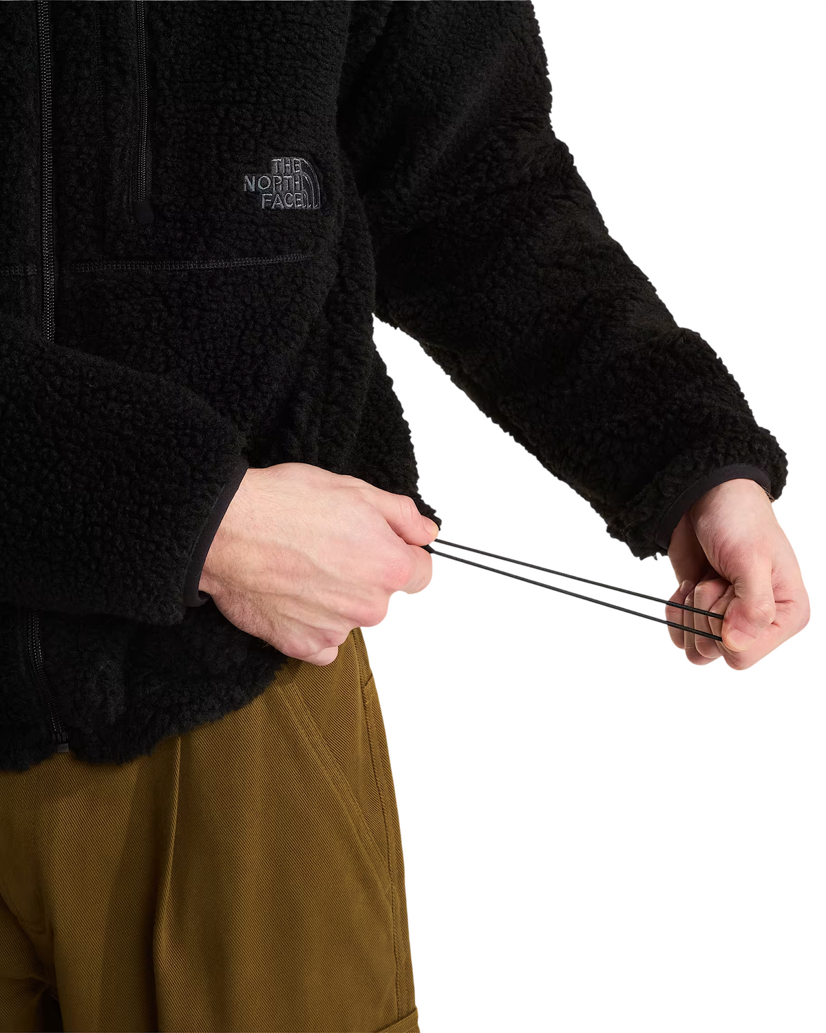 The North Face giacca uomo Extreme Pile sherpa con zip nero NF0A8KQX JK31 THE NORTH FACE 