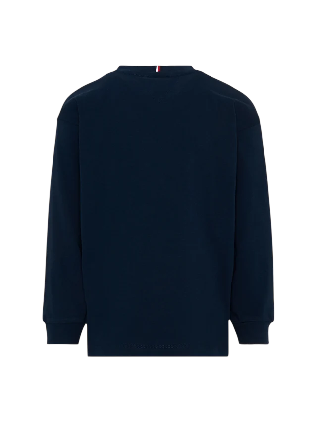 Tommy Hilfiger T-shirt manica lunga in jersey blu KB0KB09846 C1G Tommy Hilfiger 
