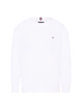 Tommy Hilfiger T-shirt manica lunga bambino in jersey bianco