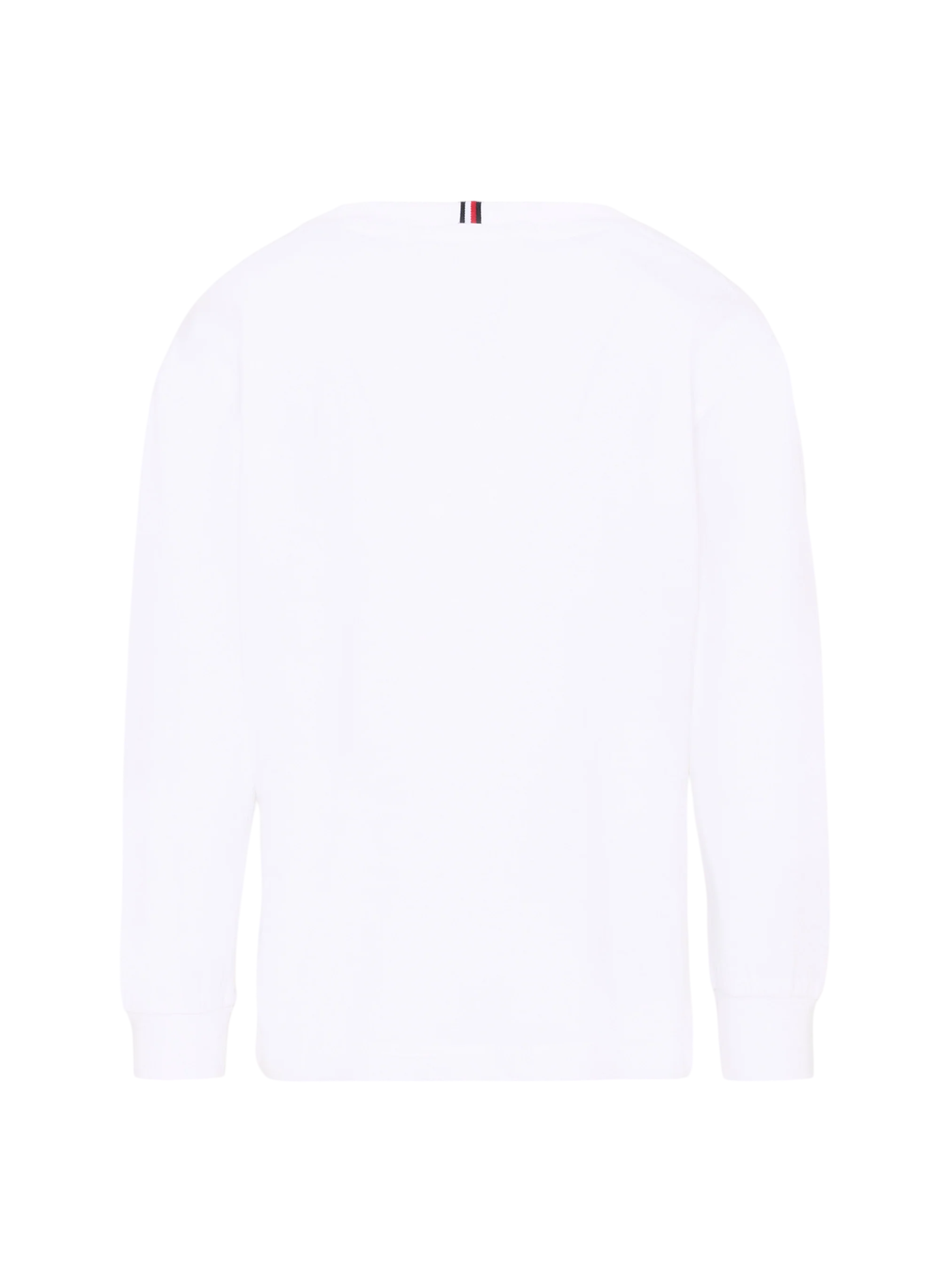 Tommy Hilfiger T-shirt manica lunga bambino in jersey bianco KB0KB09846 YBR Tommy Hilfiger 