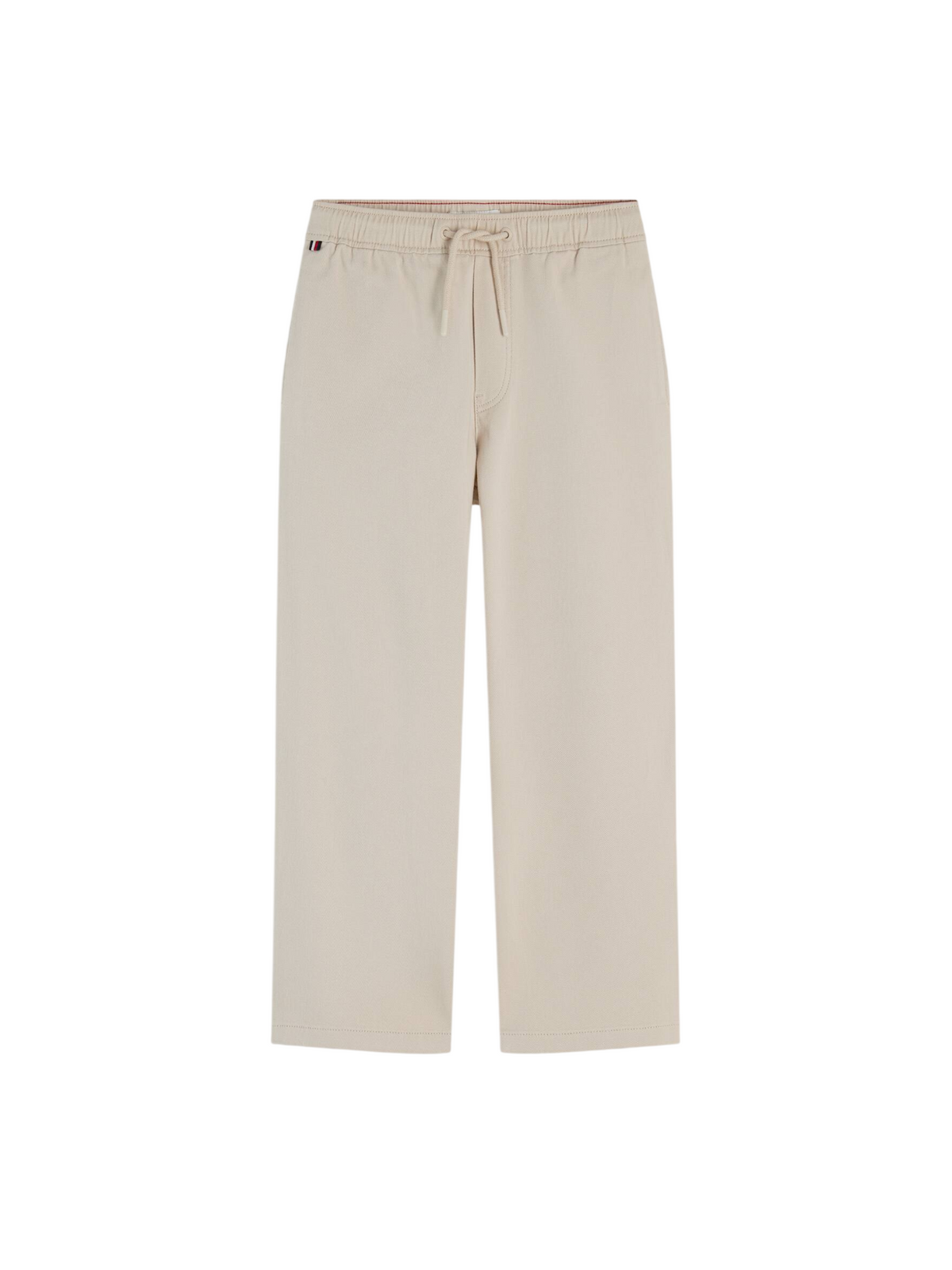 Tommy Hilfiger pantaloni bambino baggy con coulisse beige<BR/> KB0KB10282 ACI Tommy Hilfiger 