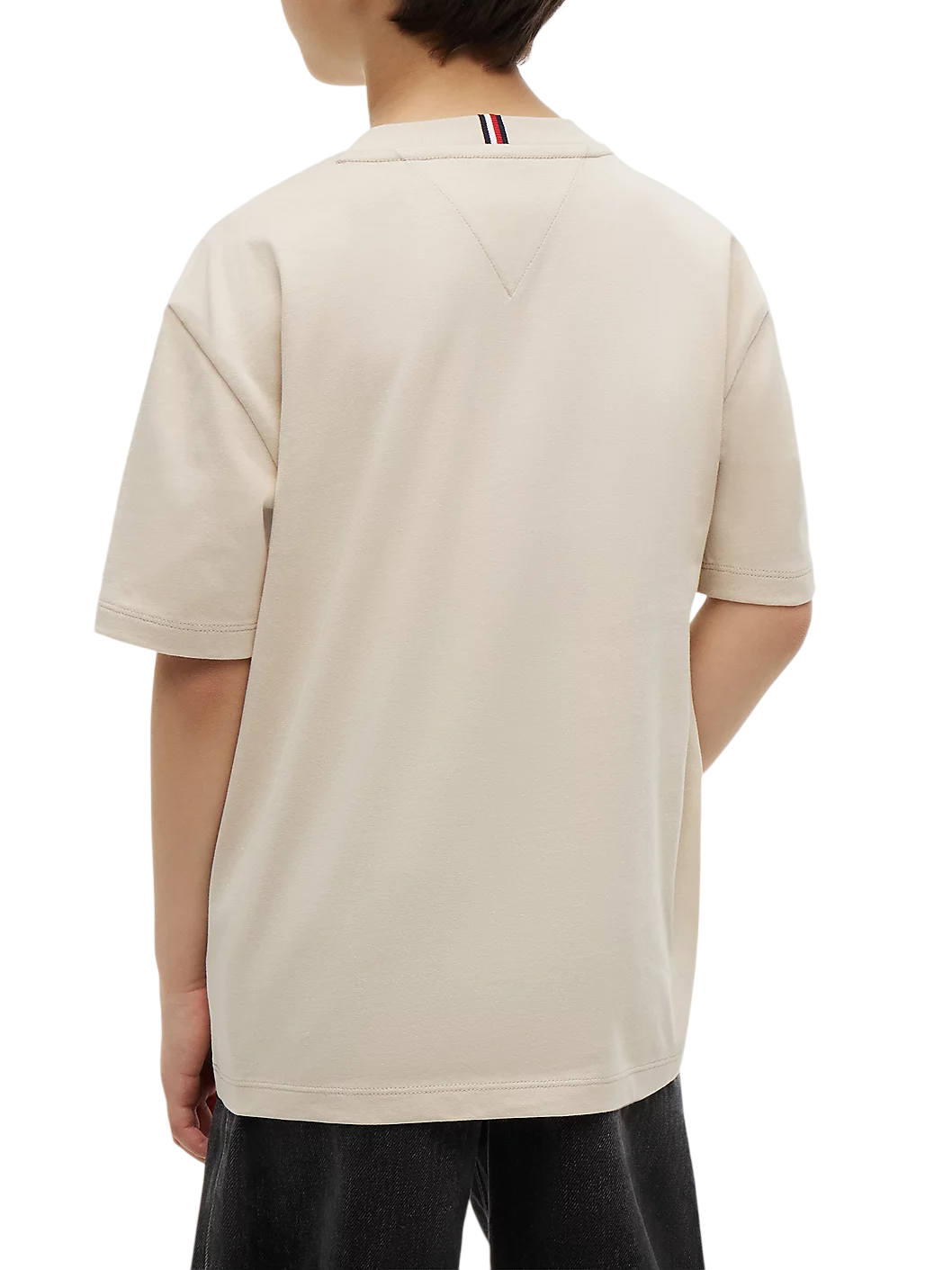 Tommy Hilfiger T-shirt manica corta bambino beige KB0KB10340 ACI Tommy Hilfiger 