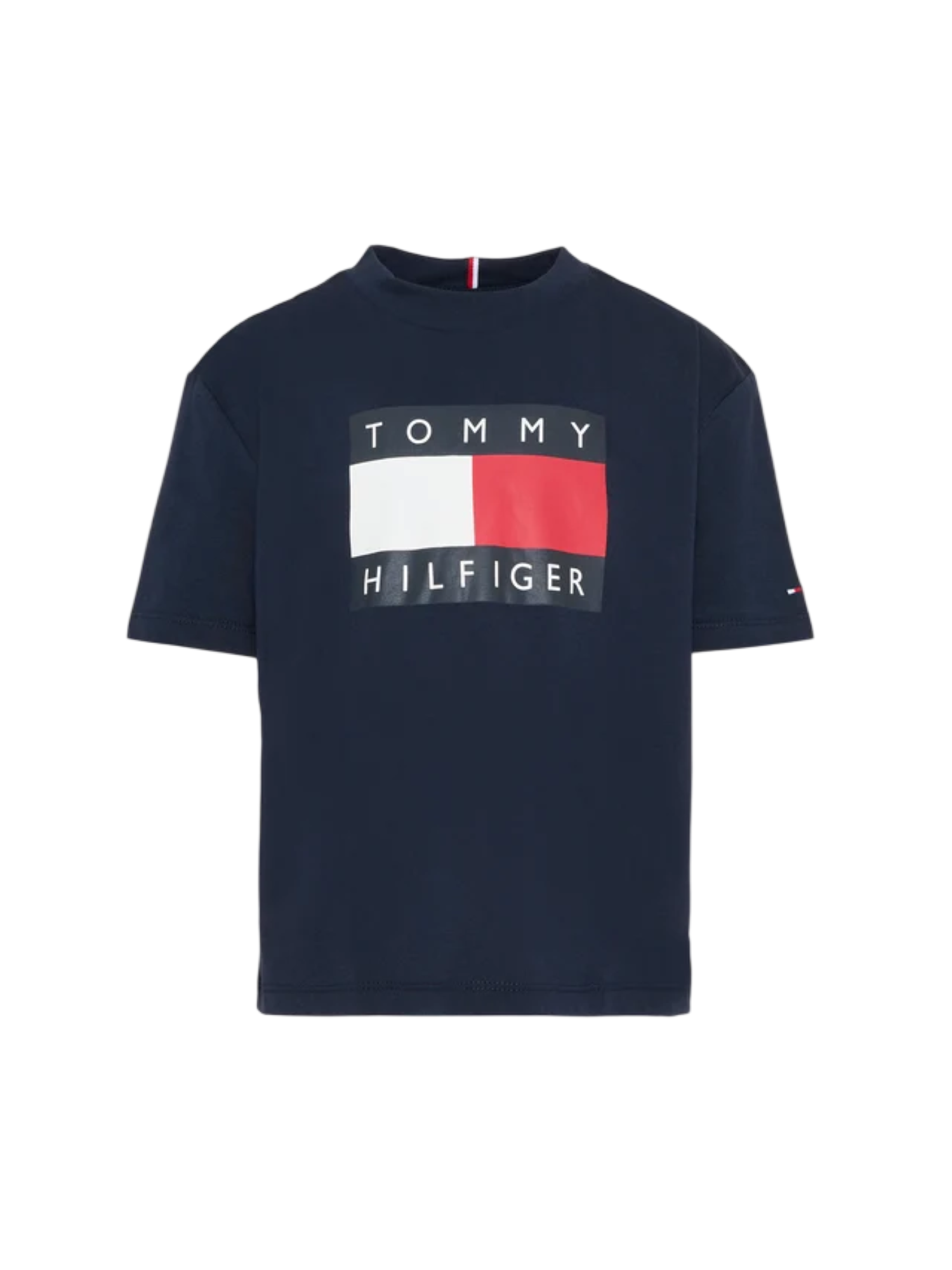 Tommy Hilfiger T-shirt manica corta bambino nero KB0KB10340 BDS Tommy Hilfiger 