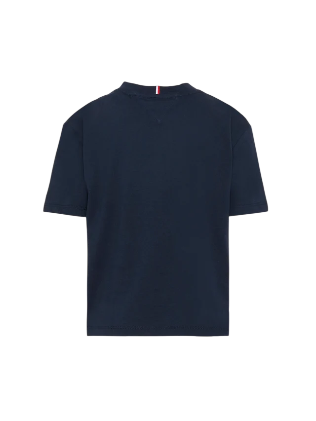 Tommy Hilfiger T-shirt manica corta bambino nero KB0KB10340 BDS Tommy Hilfiger 
