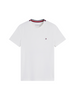 Tommy Hilfiger T-shirt manica corta bambino in piquè bianco