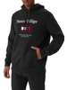 Tommy Hilfiger felpa uomo con cappuccio e logo nero