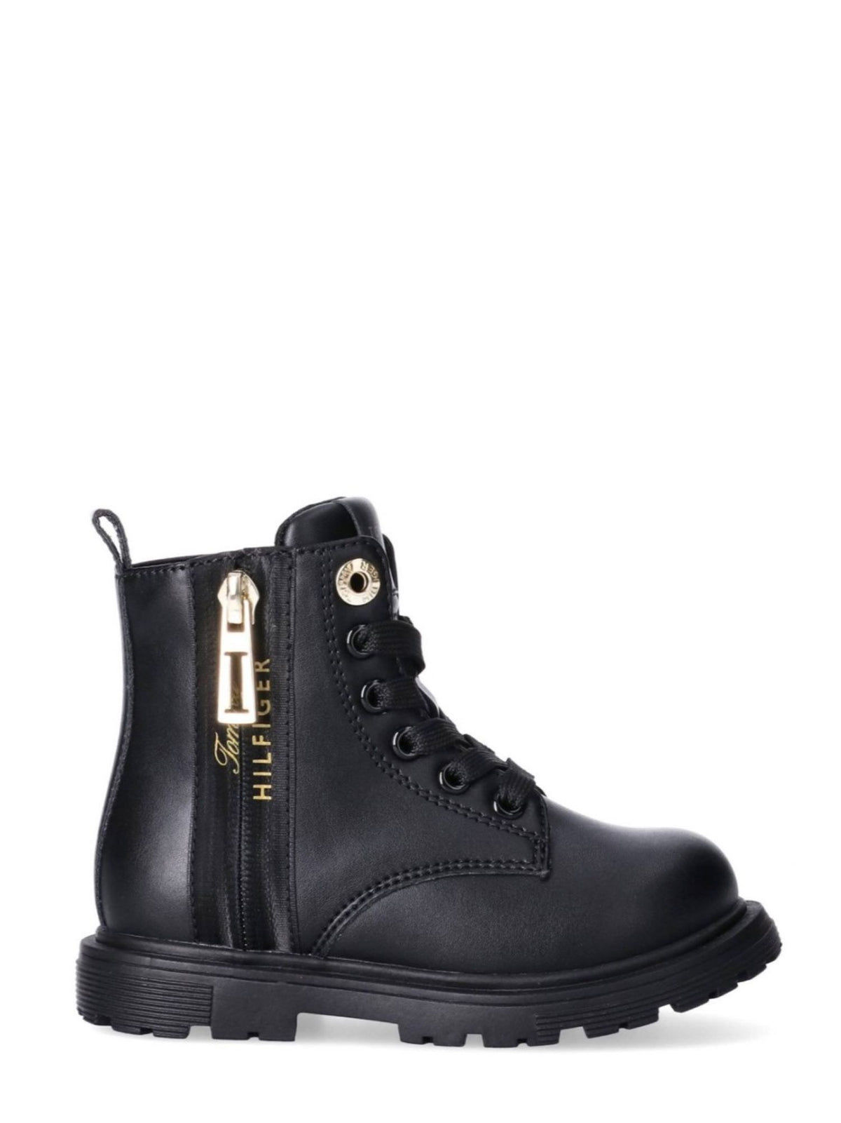 Tommy Hilfiger stivaletti anfibi bambina in ecopelle nero T1A5-35150-1355 999 Tommy Hilfiger 