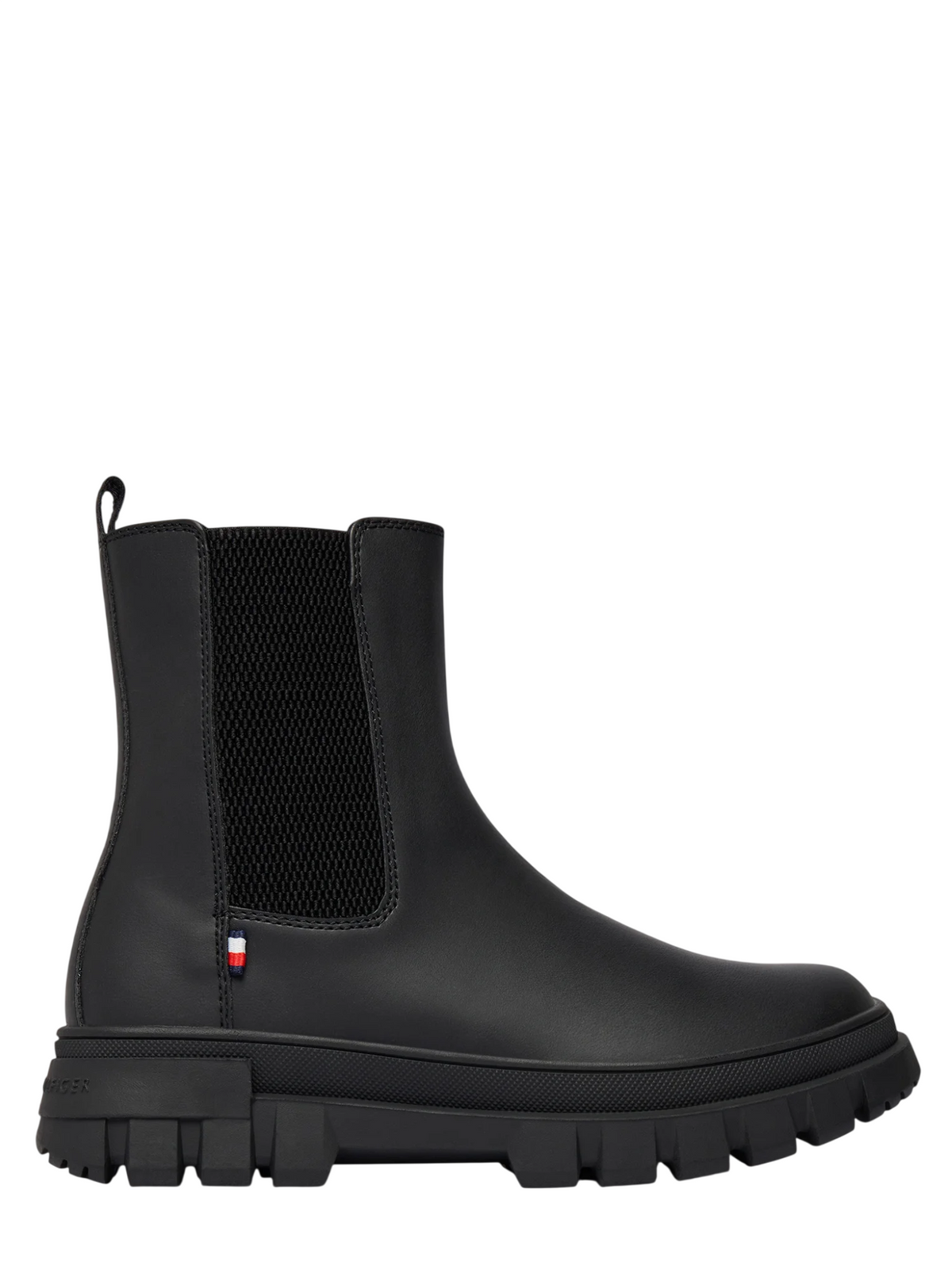 Tommy Hilfiger stivaletti unisex bambino in ecopelle nero T3X5-35295-1355 999 Tommy Hilfiger 