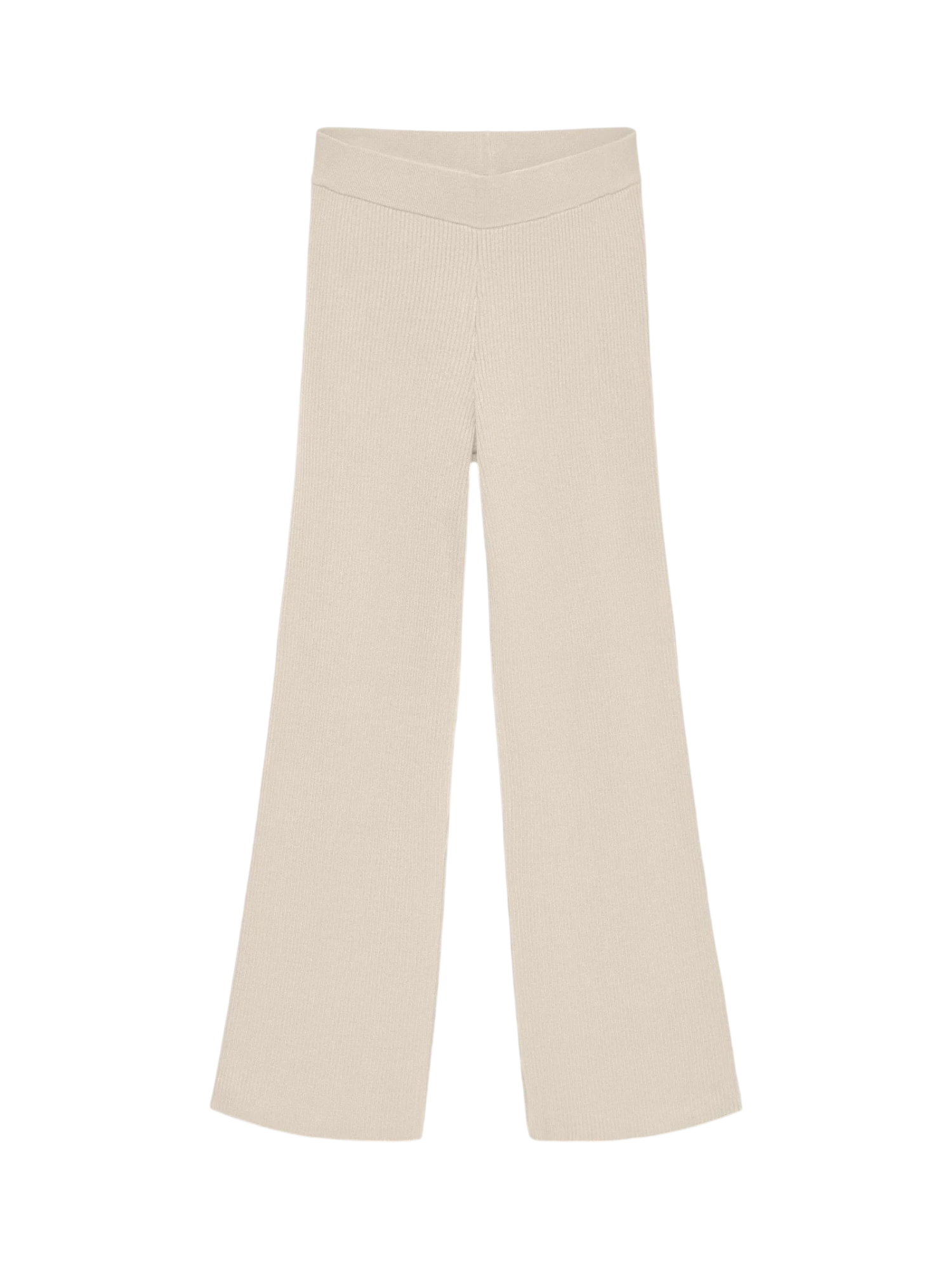 Vero Moda pantaloni in maglia a costine donna panna 10345717 BIRCH VERO MODA 