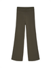 Vero Moda pantaloni in maglia a costine donna verde
